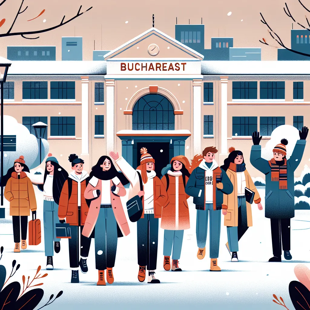 Bucharester Schüler beginnen Winterferien diesen Freitag