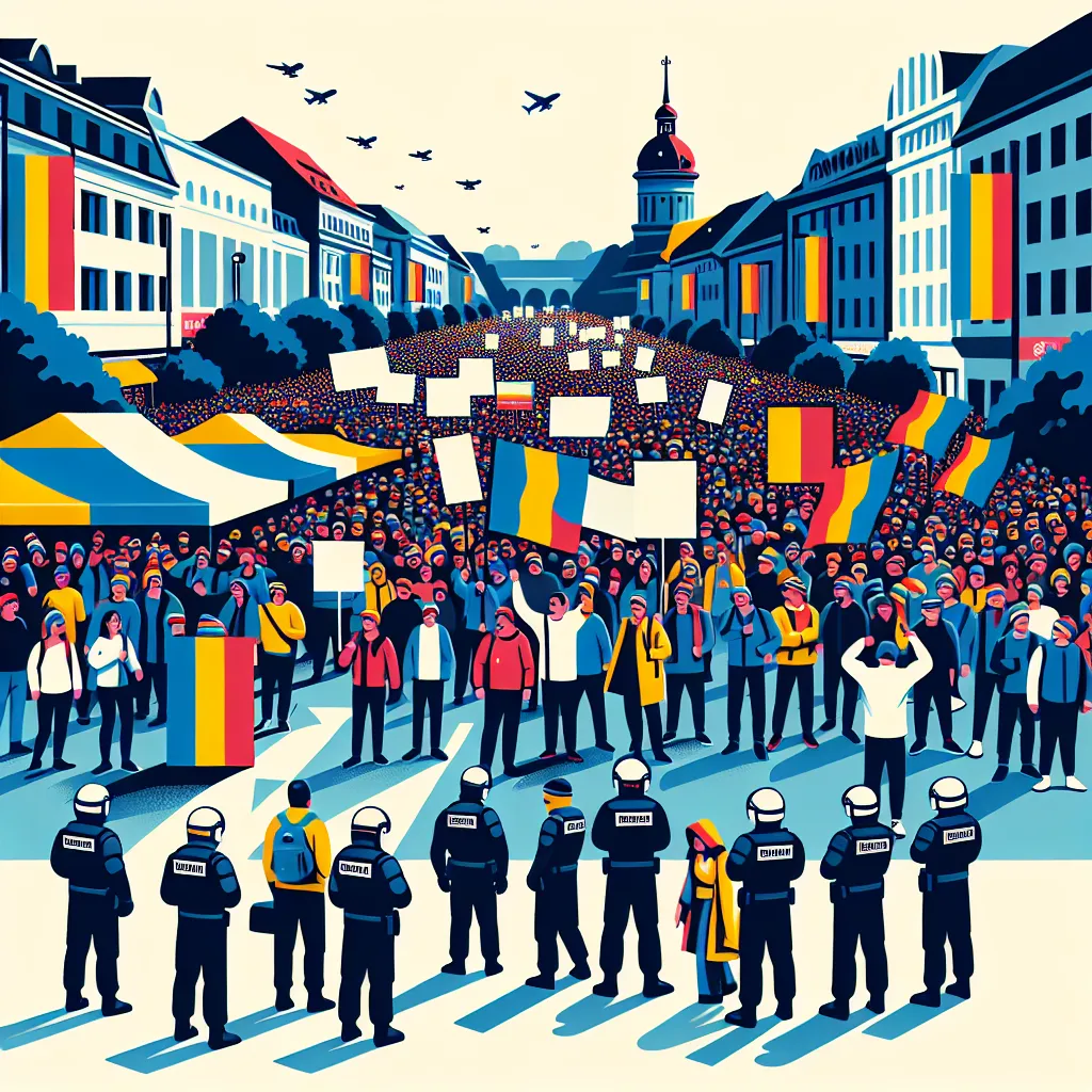 Protest in Bukarest endet mit Messerfund